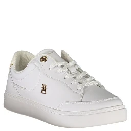 White Leather Women Sneaker
