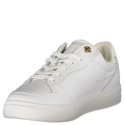 White Leather Women Sneaker