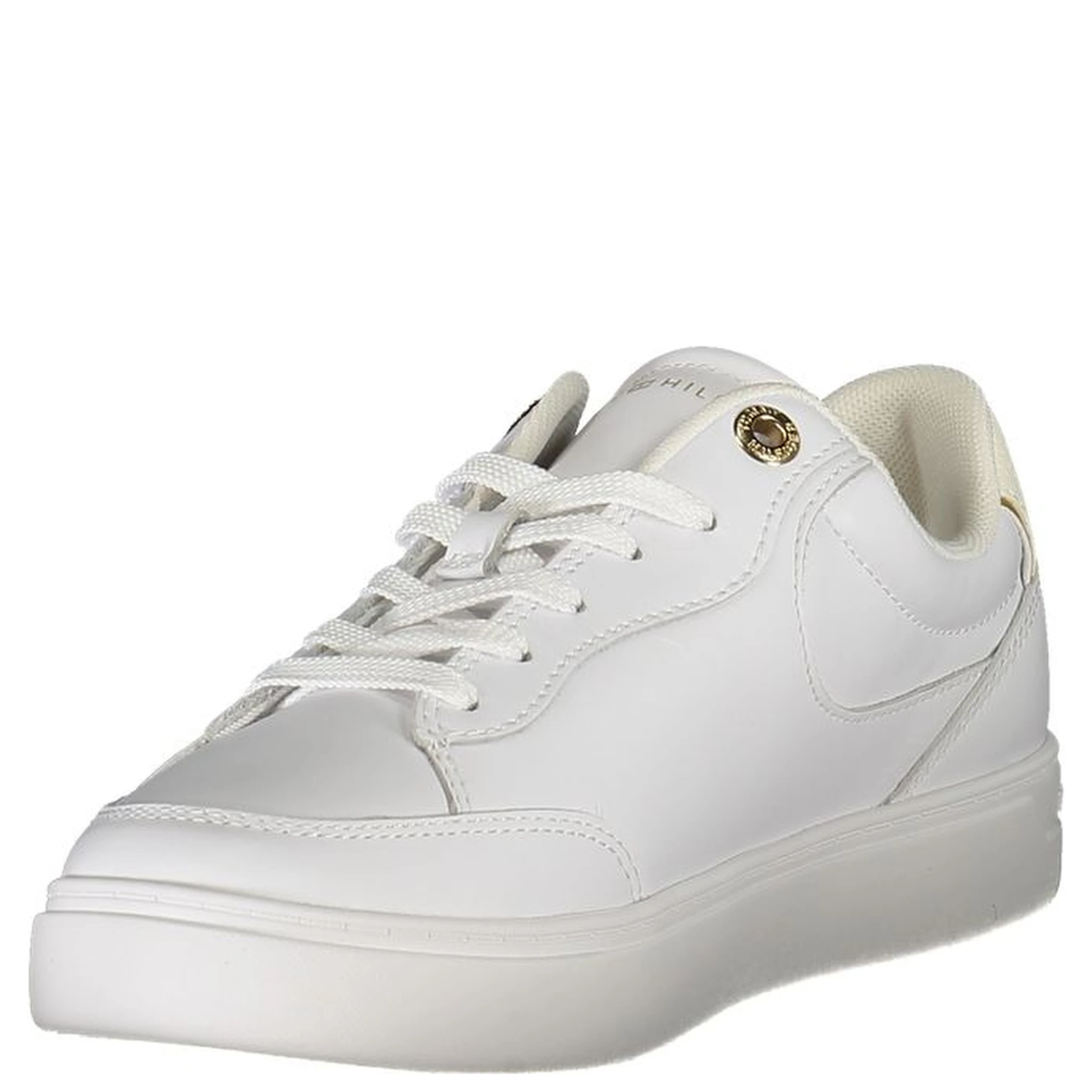 White Leather Women Sneaker