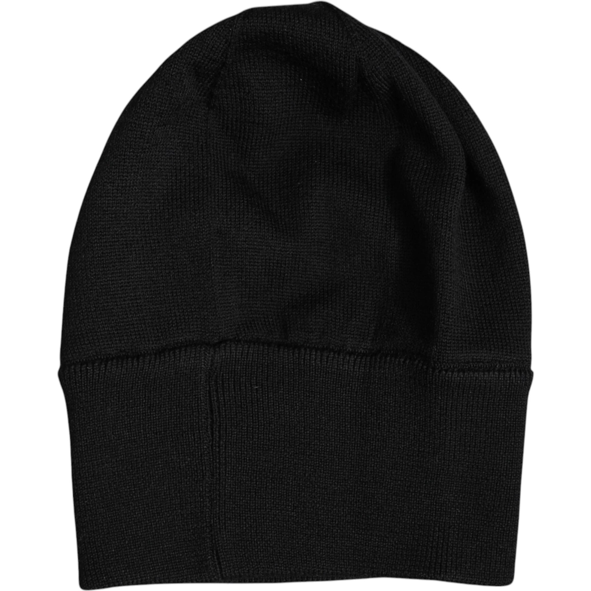 Black #DGLOVESLONDON Knitted Beanie Hat