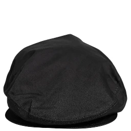 Black Cotton Newsboy Capello Cabbie Hat