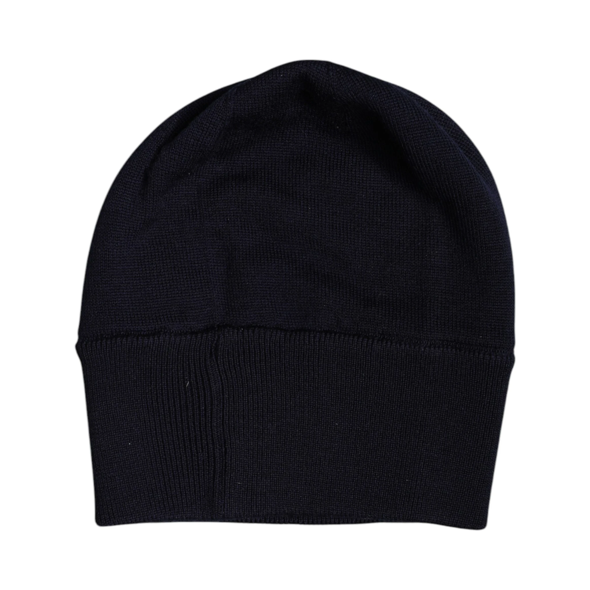 Black Wool #DGLovesLondon Winter Beanie Hat