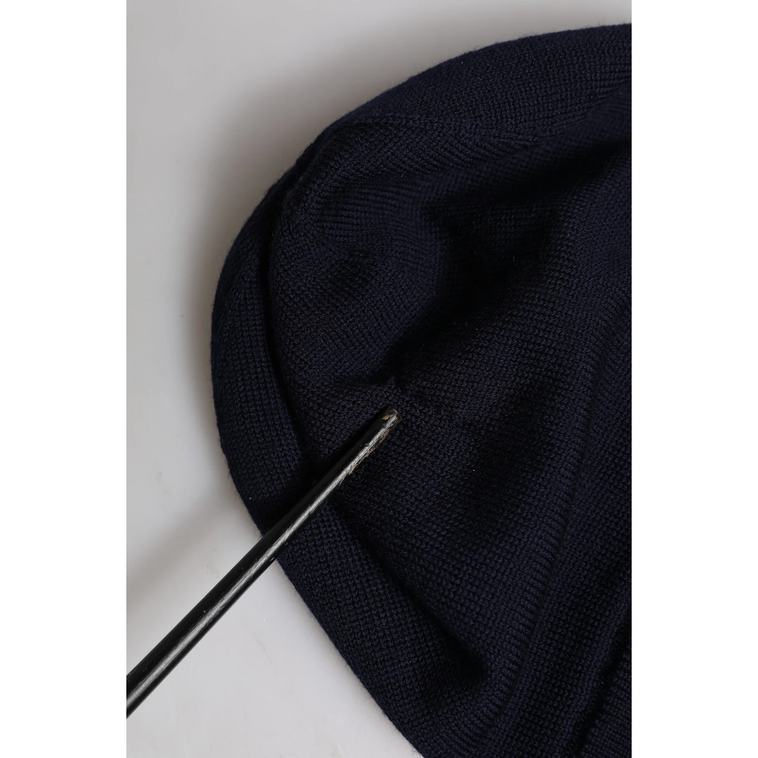 Black Wool #DGLovesLondon Winter Beanie Hat