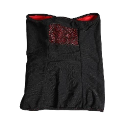 Black Nylon Knitted Neck Warmer Balaclava Scarf