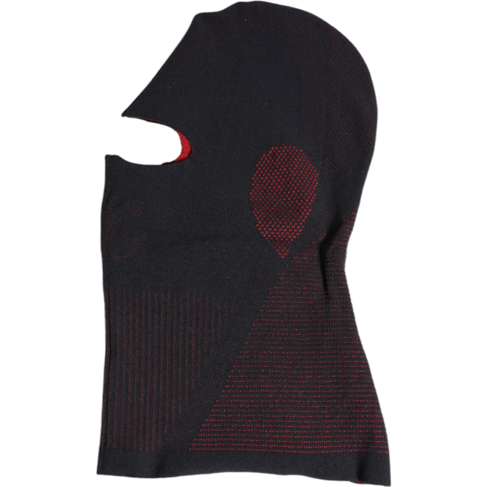Black Cotton Knitted Ski Mask Balaclava Hat