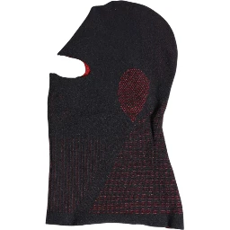 Black Cotton Knitted Ski Mask Balaclava Hat