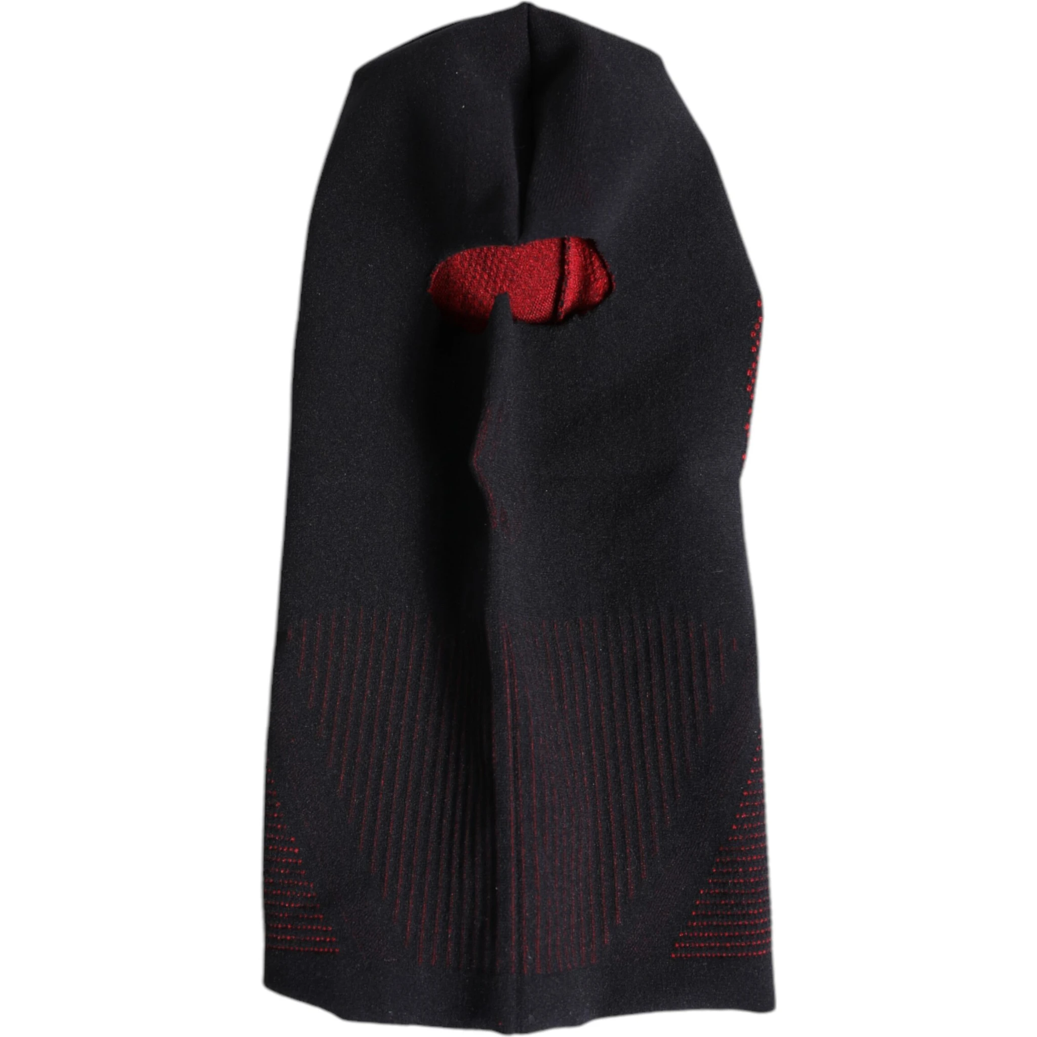 Black Cotton Knitted Ski Mask Balaclava Hat