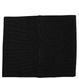 Black White Logo Print Knitted Neck Warmer Scarf