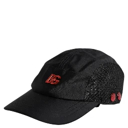 Black Nylon DG Logo 6 Panels Baseball Cap