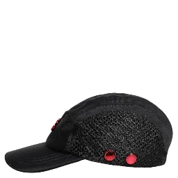 Black Nylon DG Logo 6 Panels Baseball Cap
