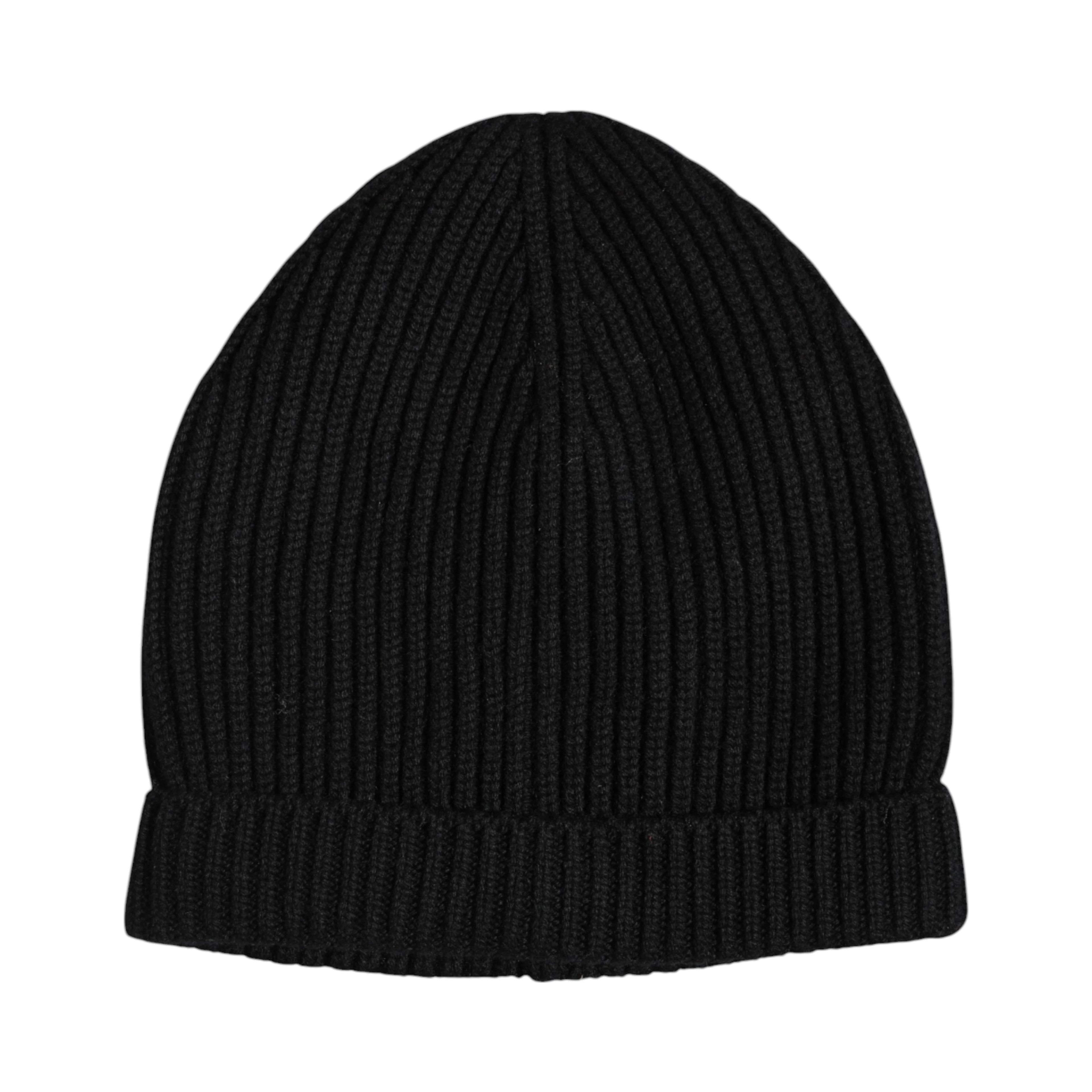 Black Cashmere Knitted Winter Beanie Hat