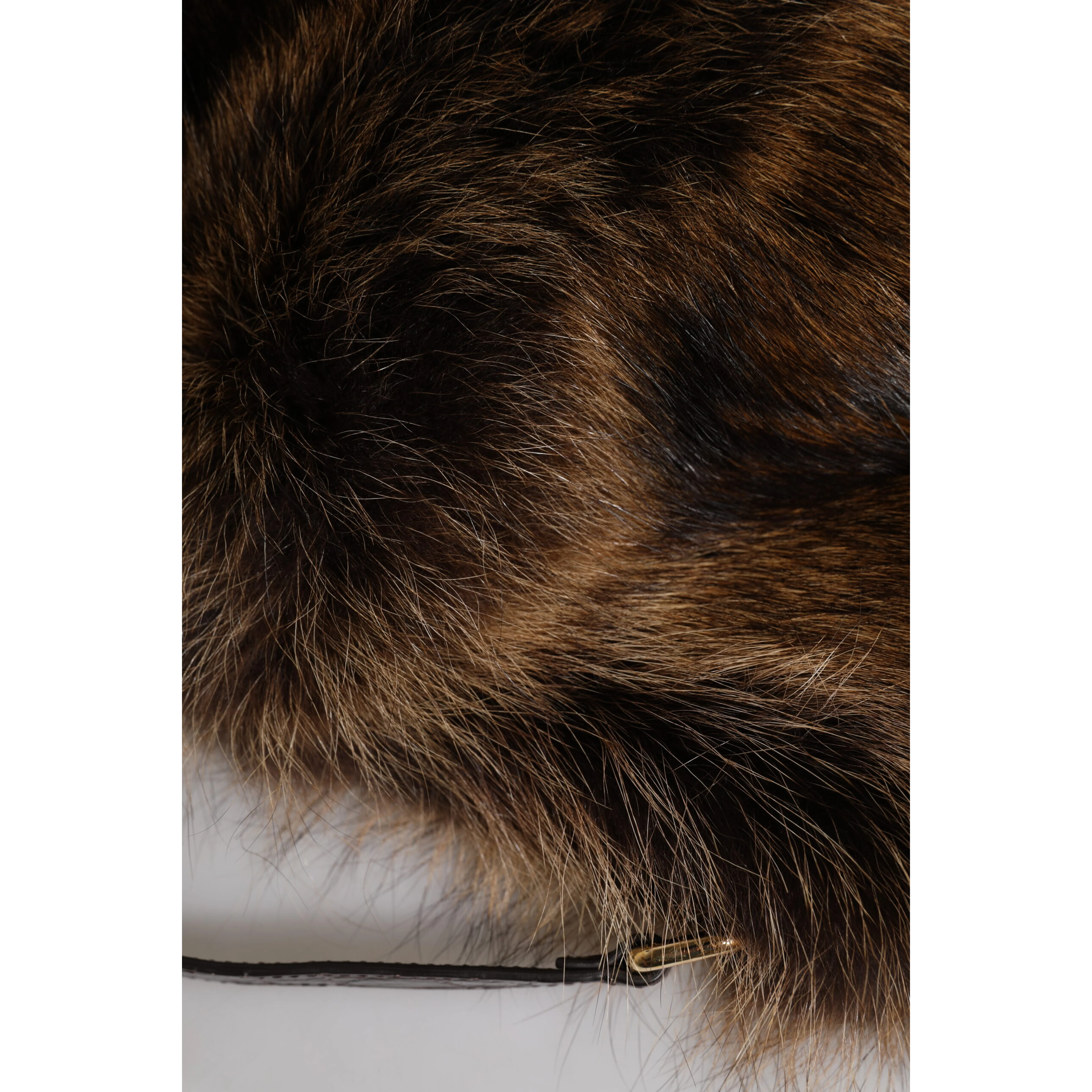 Brown Fur Women Bucket Hat