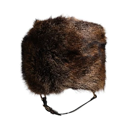Brown Fur Women Bucket Hat