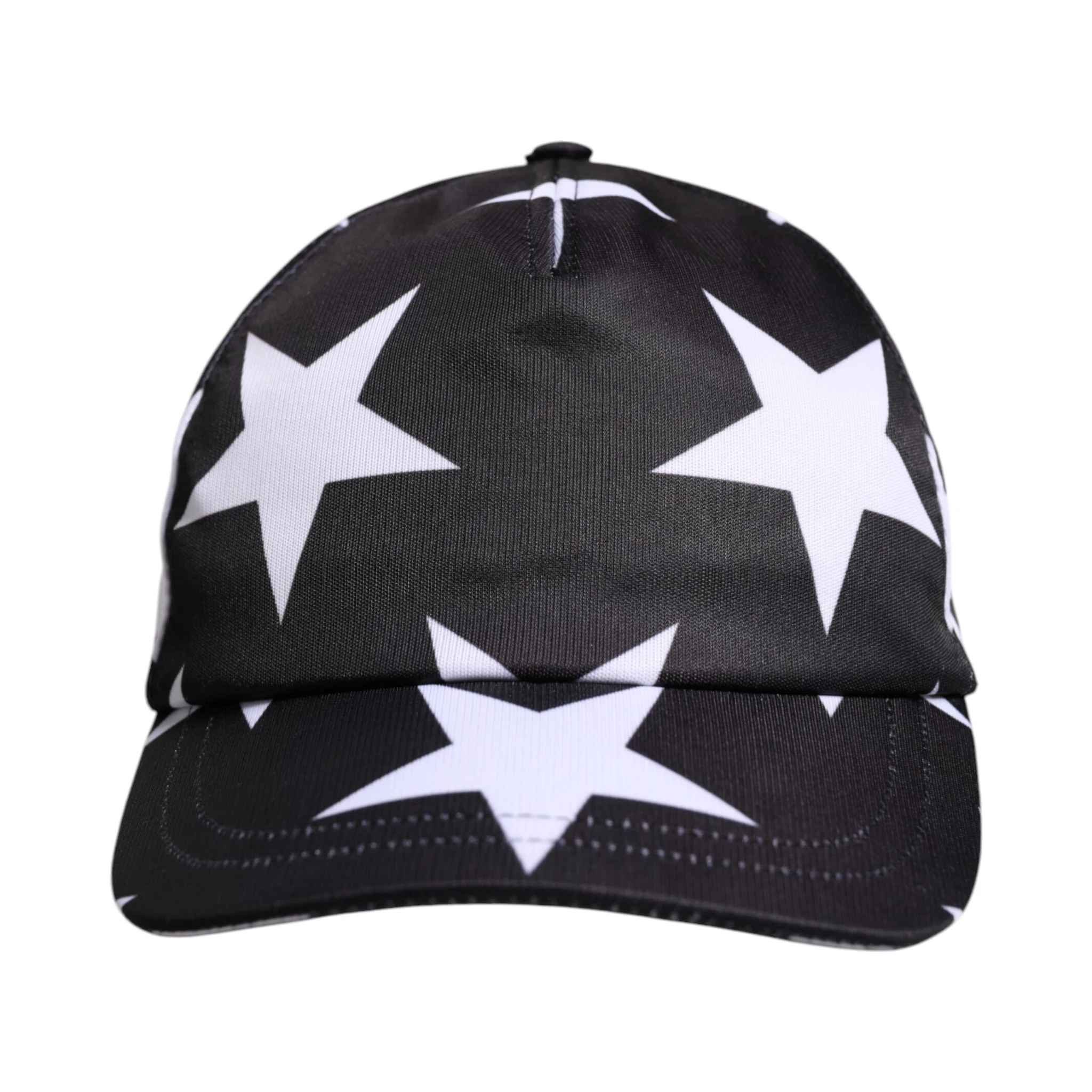 Black Star Print Polyester Baseball Cap