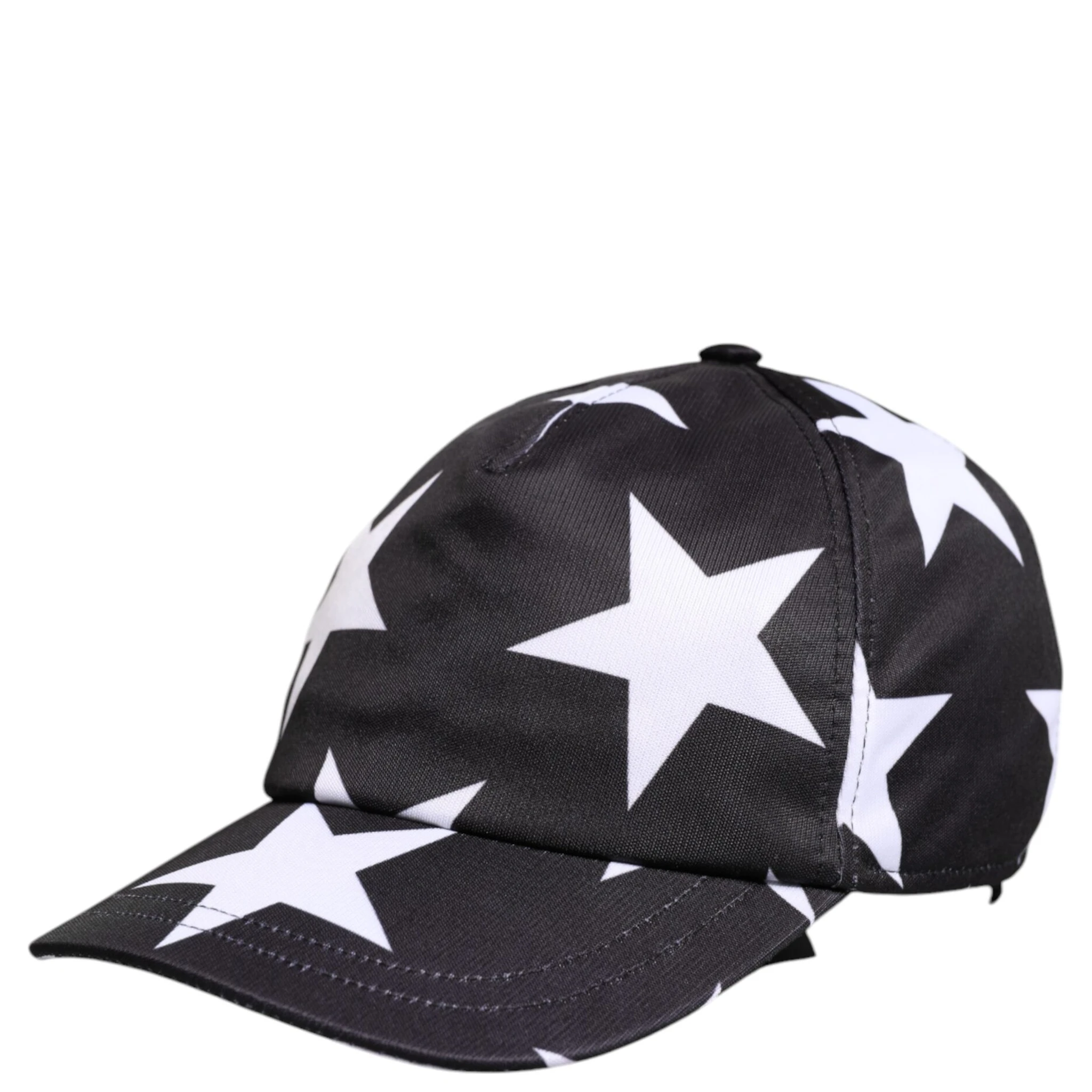 Black Star Print Polyester Baseball Cap