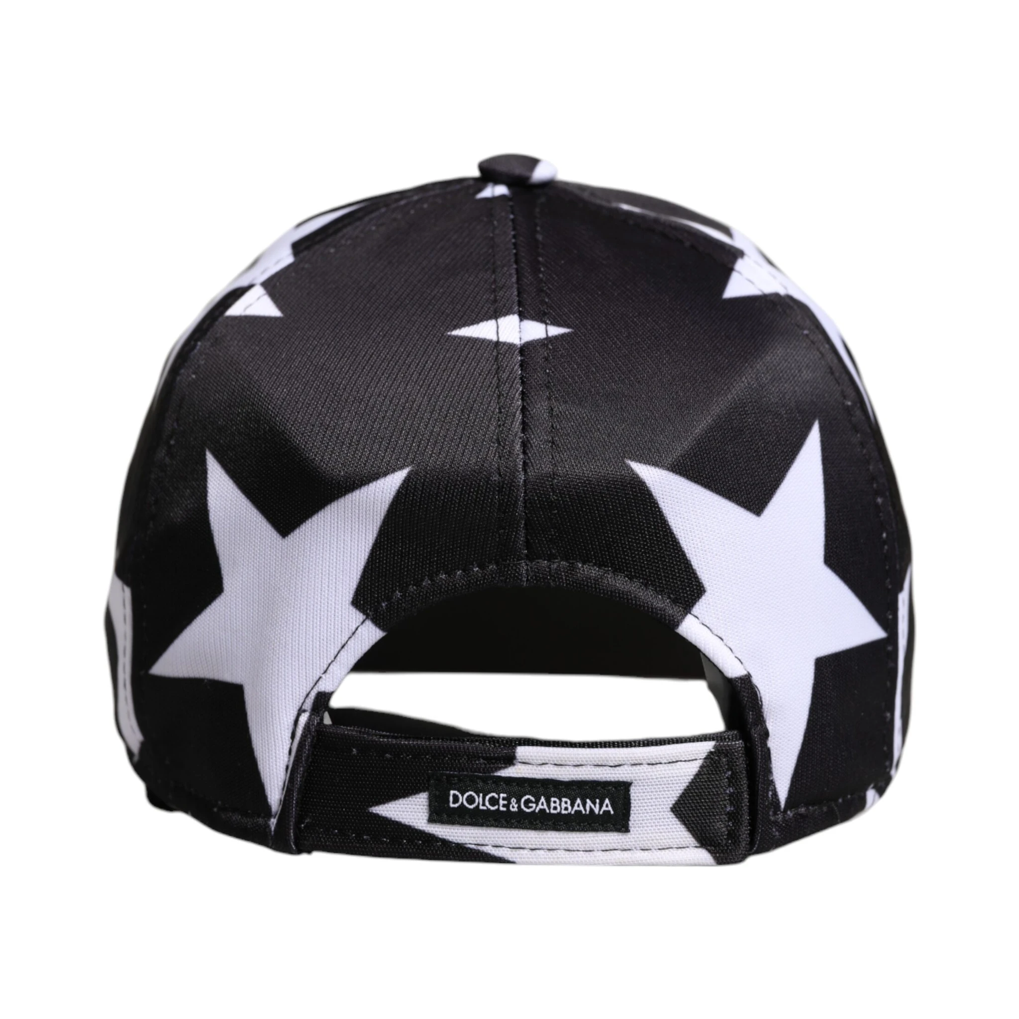 Black Star Print Polyester Baseball Cap