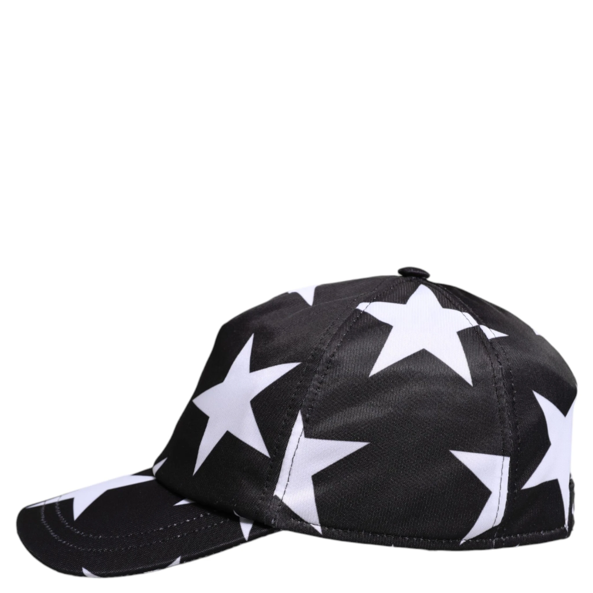 Black Star Print Polyester Baseball Cap