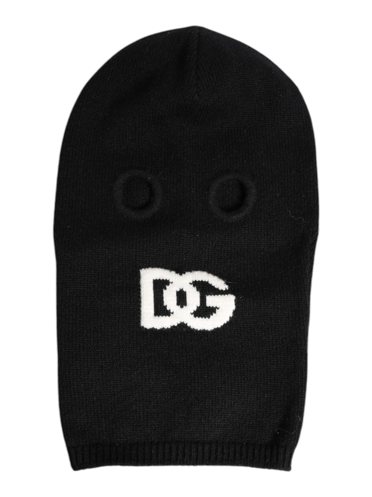 Black Cashmere Knitted Ski Mask Balaclava Hat alternative
