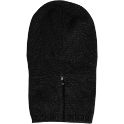 Black Cashmere Knitted Ski Mask Balaclava Hat