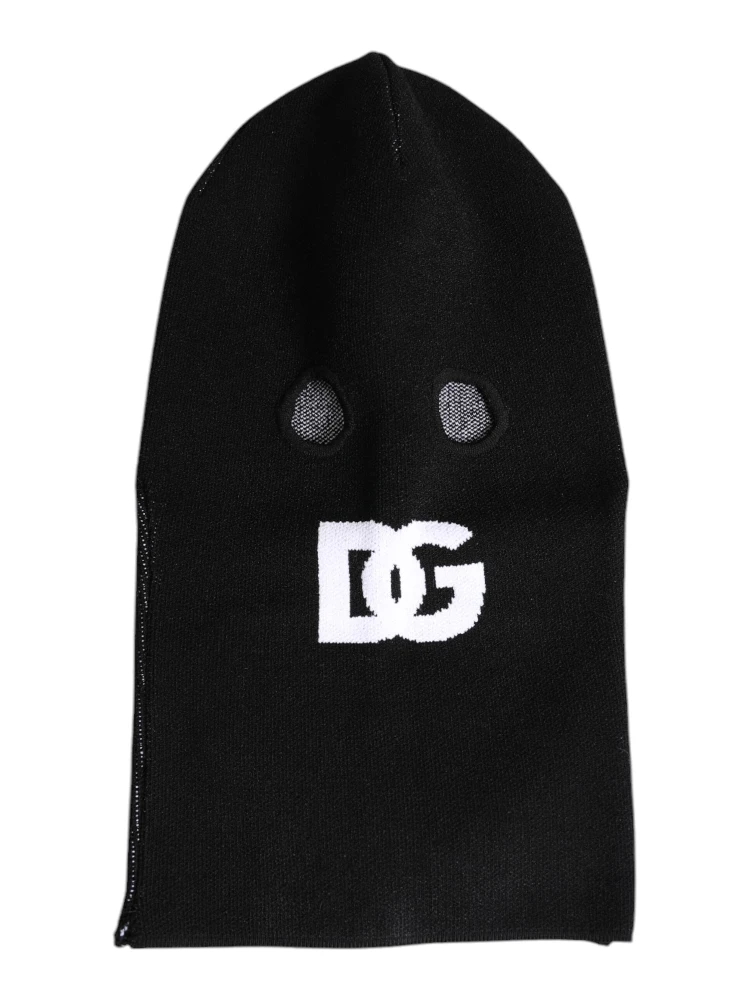 Black Cashmere Knitted Ski Mask Balaclava Hat alternative