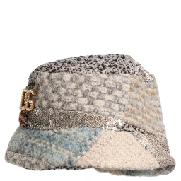 Multicolor Patchwork Embellished Bucket Hat