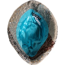 Multicolor Patchwork Embellished Bucket Hat