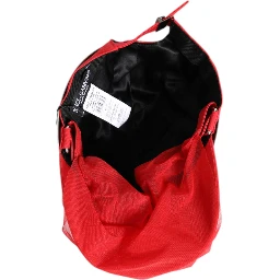 Red Cotton 6 Panels Women Baseball Cap