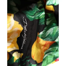 Multicolor Floral Print Whole Head Wrap Hat