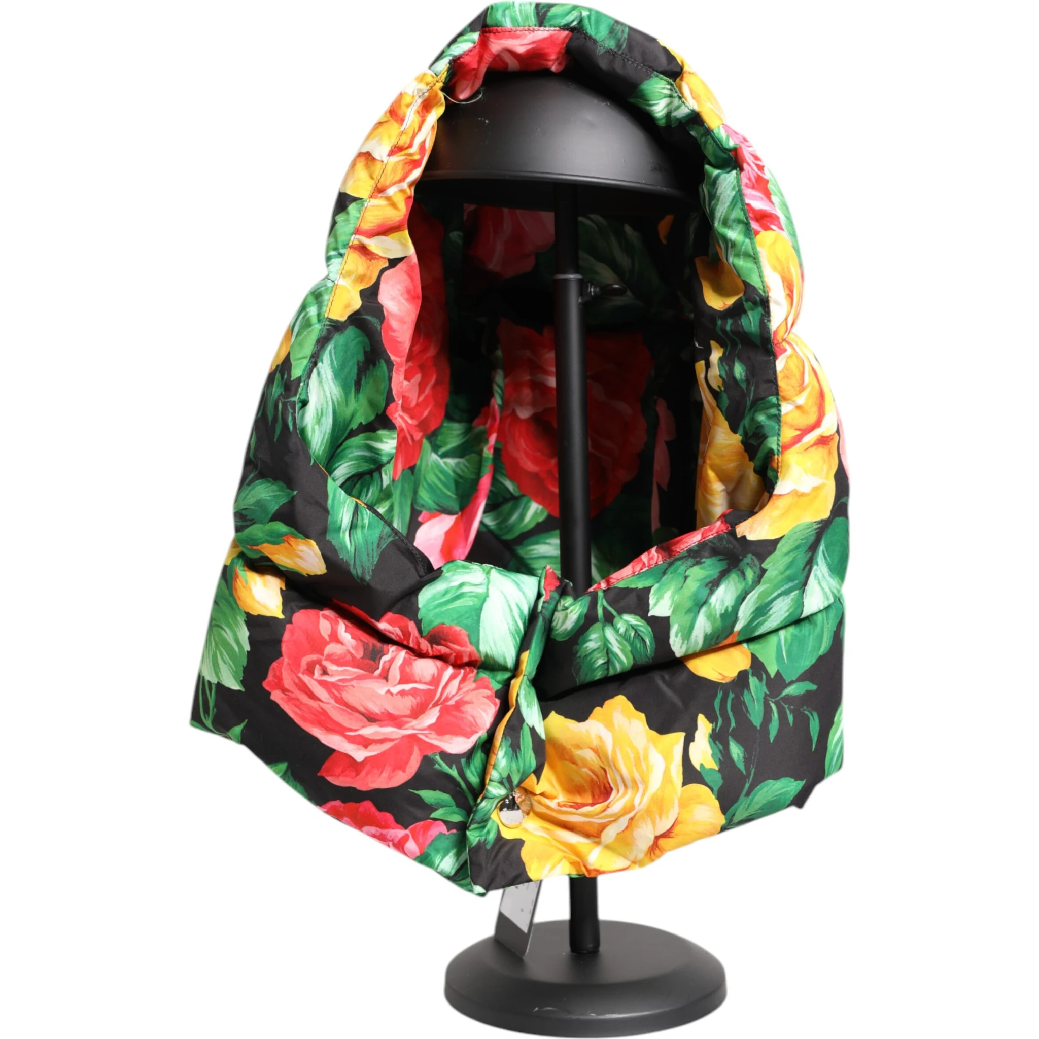 Multicolor Floral Print Whole Head Wrap Hat