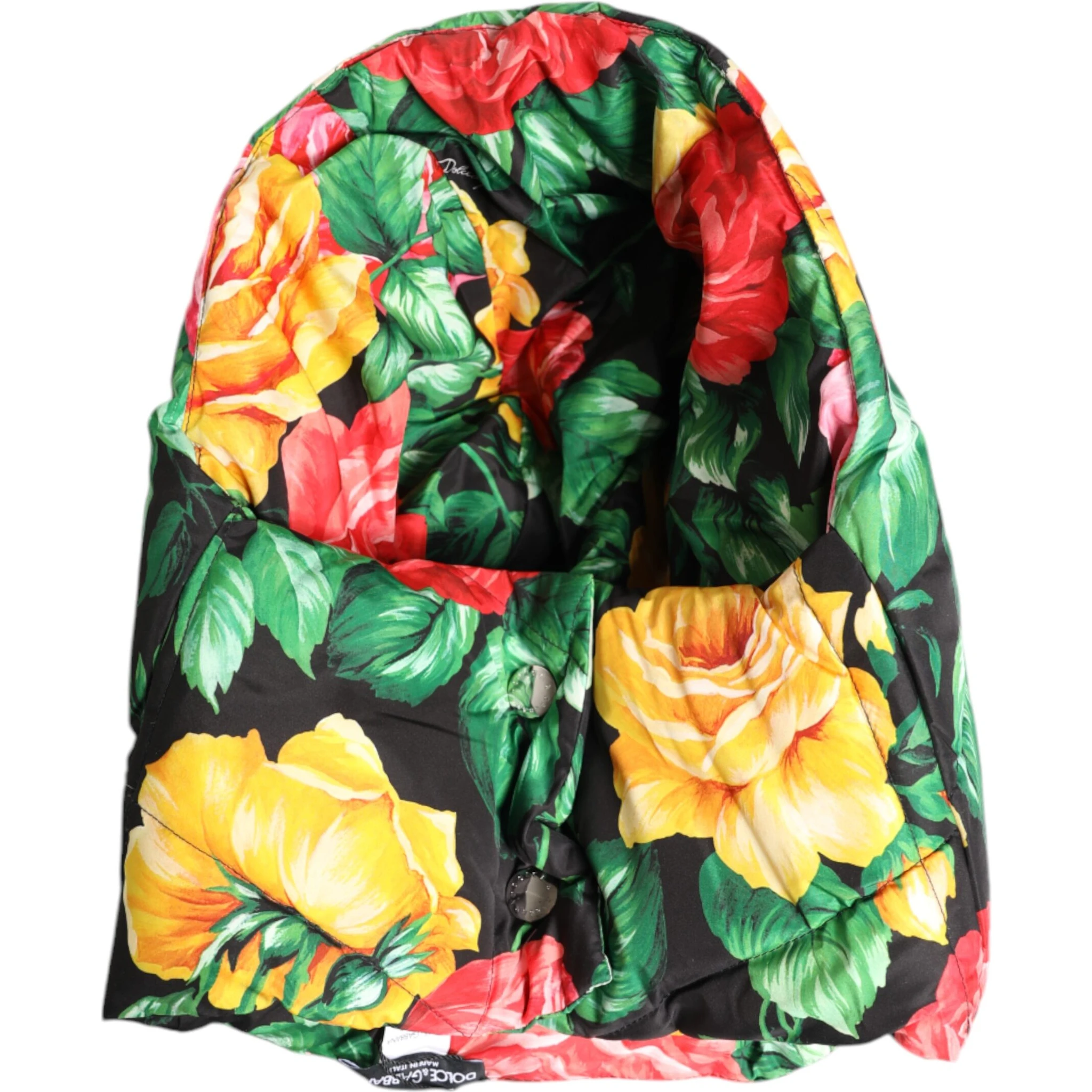 Multicolor Floral Print Whole Head Wrap Hat