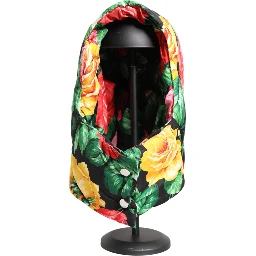 Multicolor Floral Print Whole Head Wrap Hat