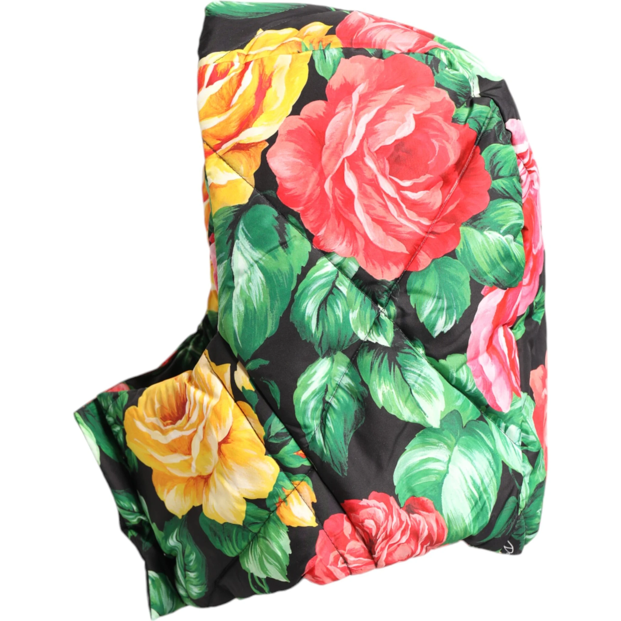 Multicolor Floral Print Whole Head Wrap Hat
