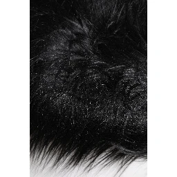 Black Acrylic Fur Womens Bucket Hat