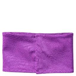 Purple Nylon Stretch Women Neck Warmer Scarf