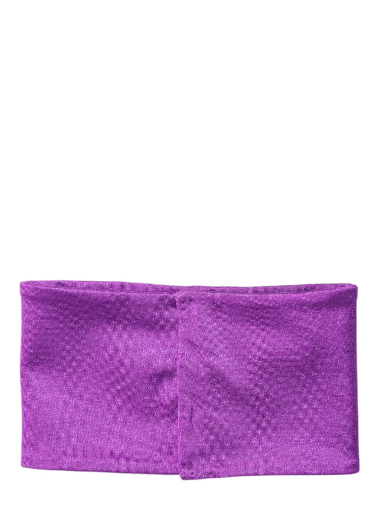 Purple Nylon Stretch Women Neck Warmer Scarf alternative