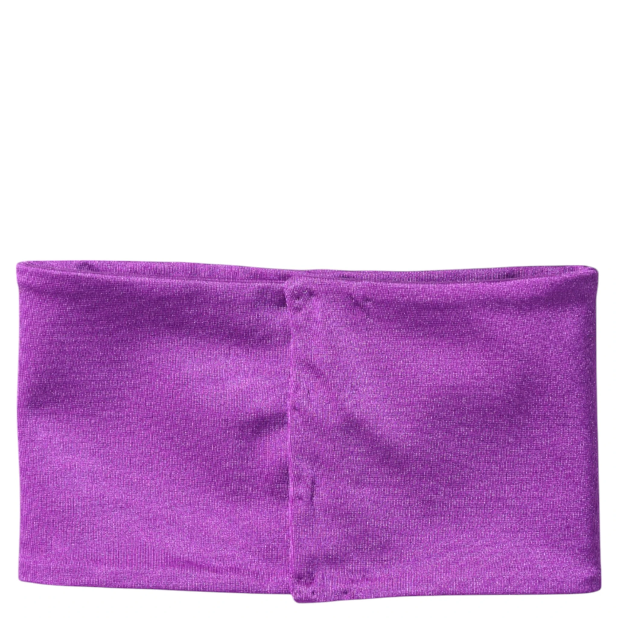 Purple Nylon Stretch Women Neck Warmer Scarf