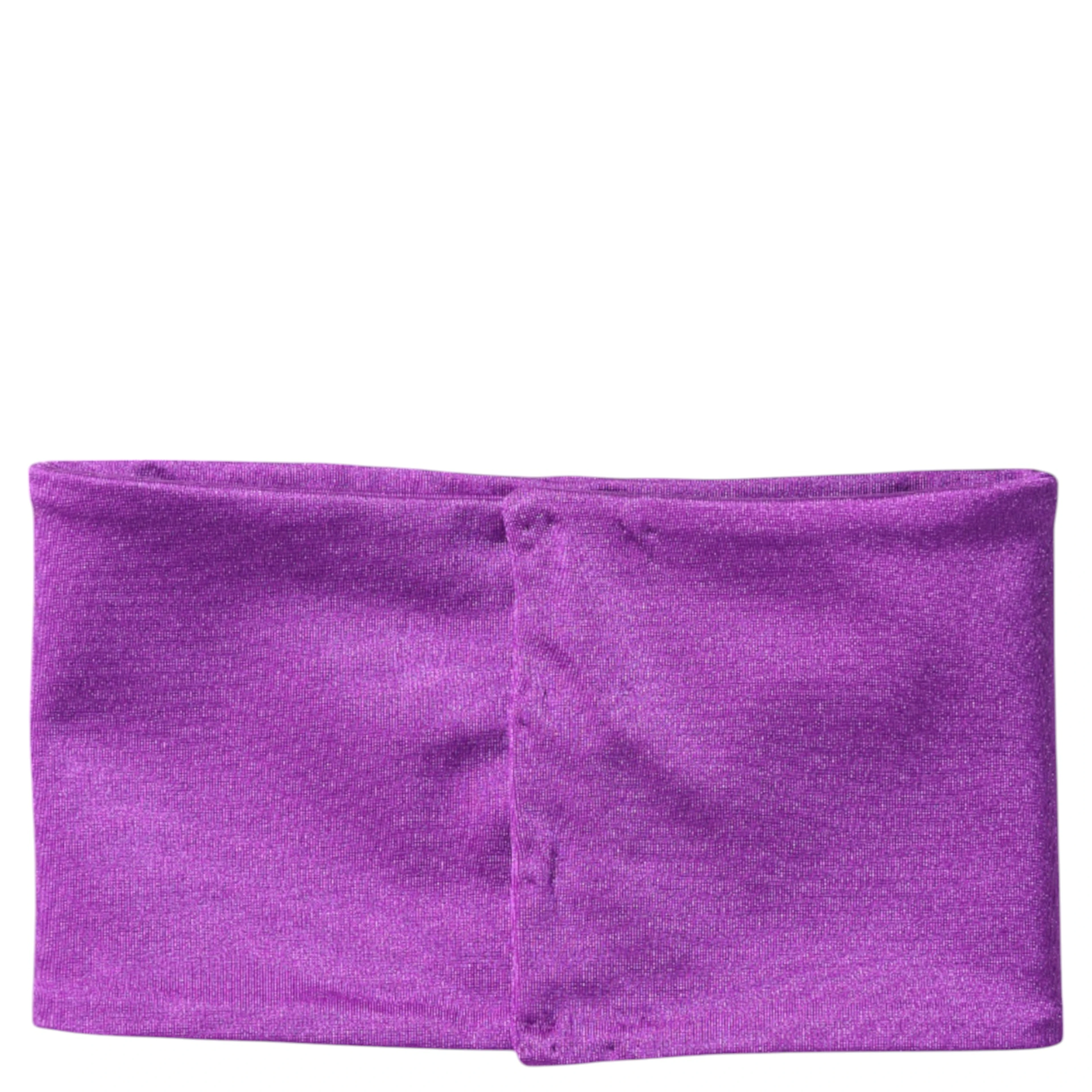 Purple Nylon Stretch Women Neck Warmer Scarf