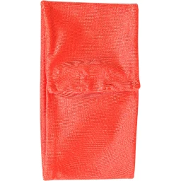 Orange Nylon Stretch Women Neck Warmer Scarf