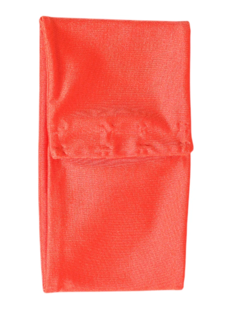 Orange Nylon Stretch Women Neck Warmer Scarf alternative