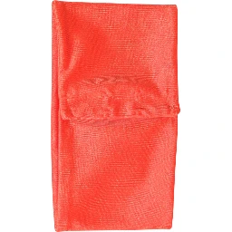 Orange Nylon Stretch Women Neck Warmer Scarf