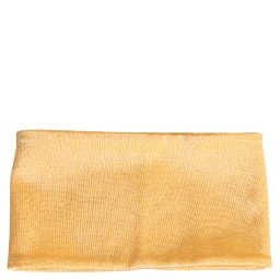 Yellow Nylon Stretch Women Neck Warmer Scarf