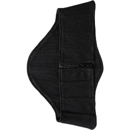 Black Cotton Waist Tuxedo Belt Cummerbund