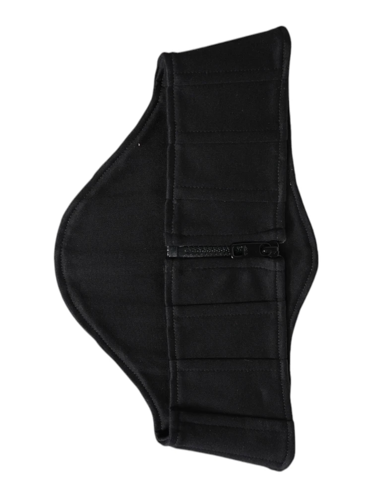 Black Cotton Waist Tuxedo Belt Cummerbund alternative