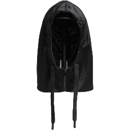 Black Polyester Whole Head Wrap Hat