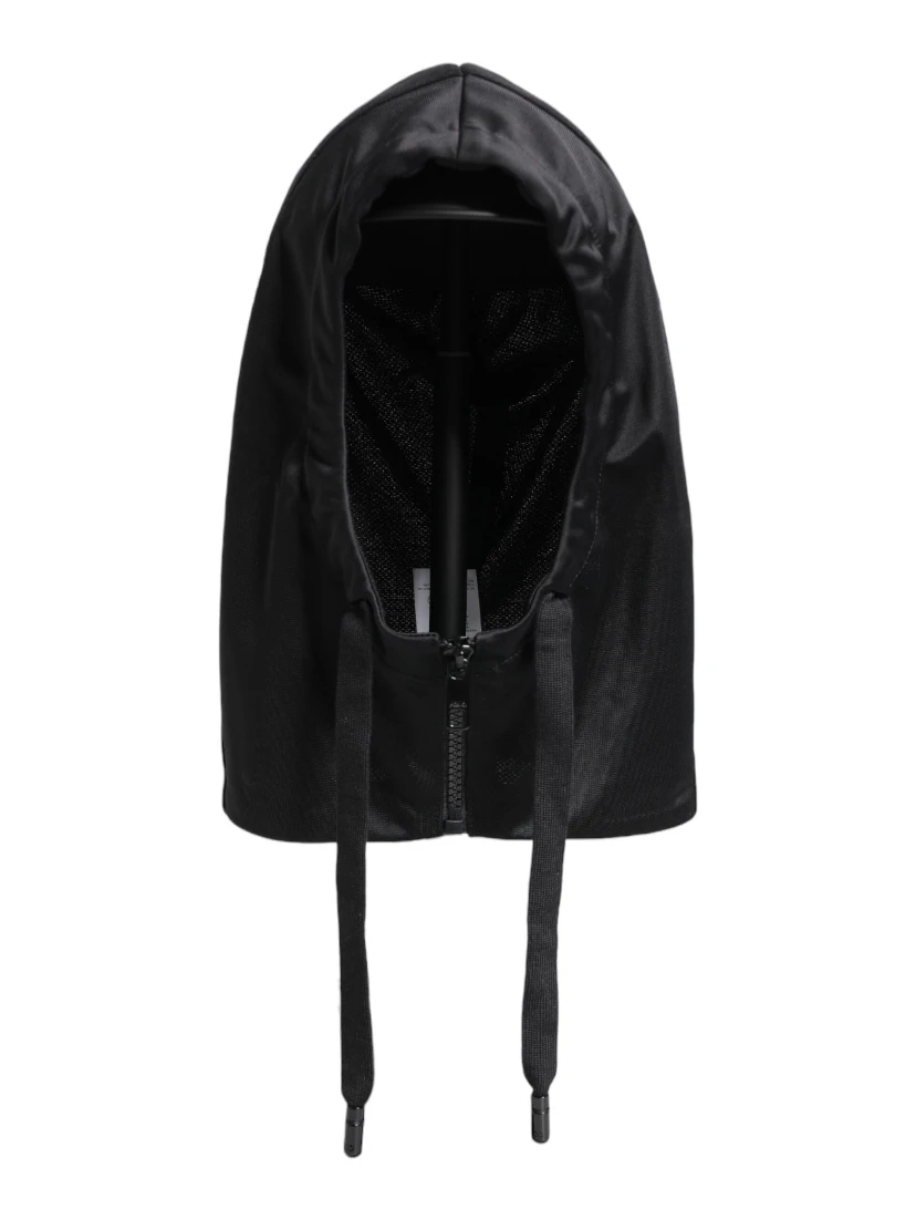 Black Polyester Whole Head Wrap Hat