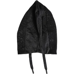 Black Polyester Whole Head Wrap Hat