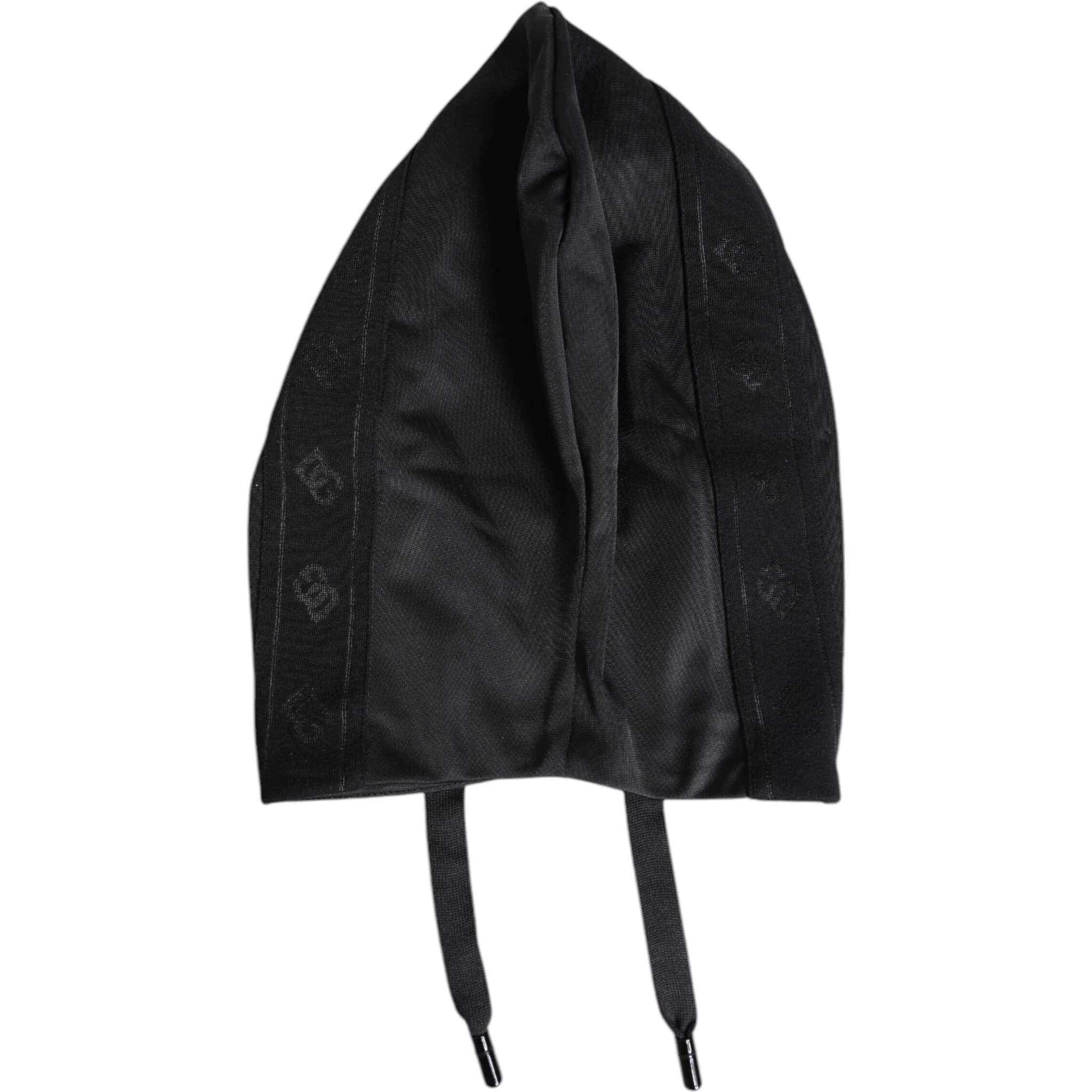 Black Polyester Whole Head Wrap Hat