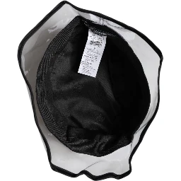 Black Nylon PVC DG Logo Bucket Hat