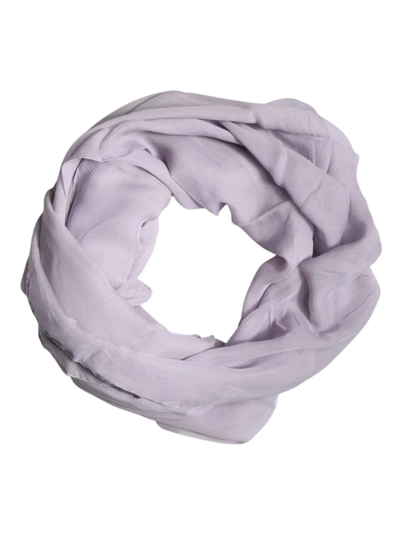 Purple Silk Rectangle Wrap Shawl Scarf