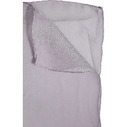 Purple Silk Rectangle Wrap Shawl Scarf